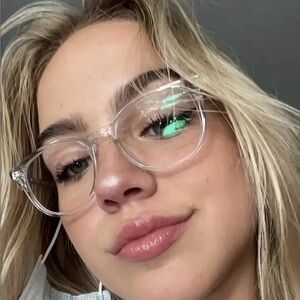 Bundle:Women's Glasses Plastic College Clear Lens Suitable For Daily use!!!!